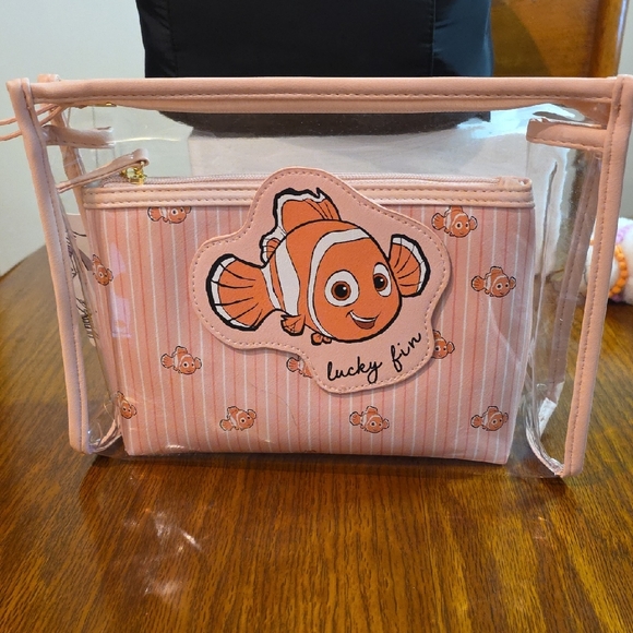 Primark Pink Finding Nemo Cosmetic Bag Set - Picture 1 of 4